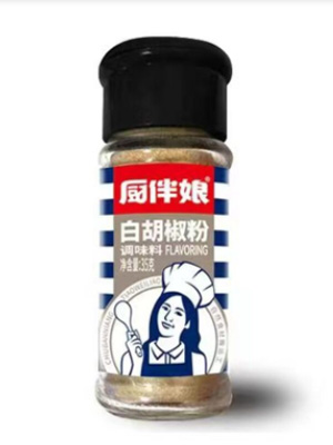 厨伴娘35g瓶装白胡椒粉