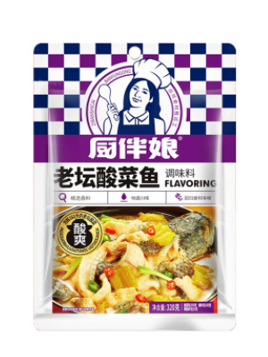 厨伴娘320g老坛酸菜鱼料